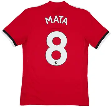 2017-18 Manchester United Home Shirt Mata #8 - 10/10 - (XS)