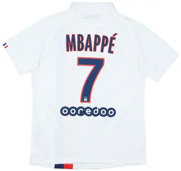 2019-20 Paris Saint-Germain Authentic Third Shirt Mbappe #7 - 10/10 - (M)