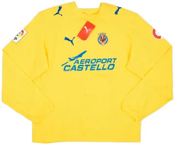 2006-07 Villarreal Home L/S Shirt (L)