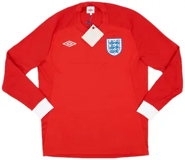 2010-11 England Away L/S Shirt (L)