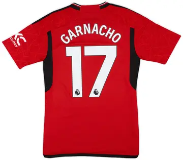 2023-24 Manchester United Home Shirt Garnacho #17 - 10/10 - (S)