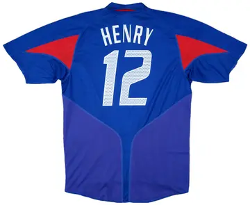 2004-06 France Home Shirt Henry #12 (L)