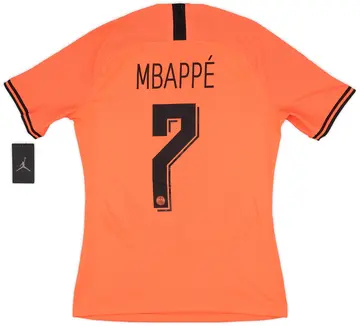 2019-20 Paris Saint-Germain Authentic Away Shirt Mbappe #7 (M)