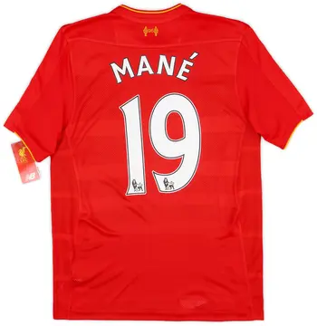 2016-17 Liverpool Home Shirt Mane #19 (S)