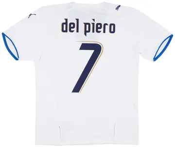 2006 Italy Away Shirt Del Piero #7 (M)