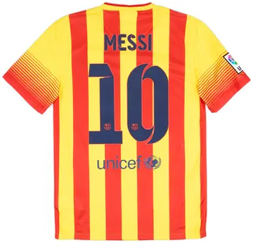 2013-15 Barcelona Away Shirt Messi #10 - 10/10 - (S)