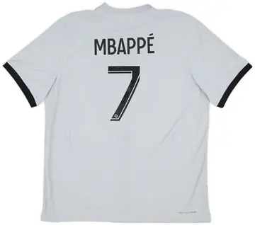2022-23 Paris Saint-Germain Authentic Away Shirt Mbappe #7 - 10/10 - (XL)
