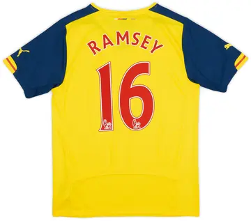 2014-15 Arsenal Away Shirt Ramsey #16 (S)