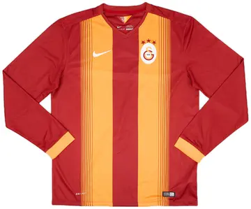 2014-15 Galatasaray Home L/S Shirt - 10/10 - (L)