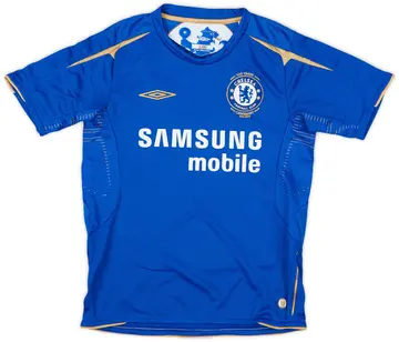 2005-06 Chelsea Centenary Home Shirt - 10/10 - (S.Boys)