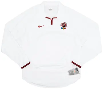 2001-02 Sparta Prague Player Issue Away L/S Shirt (M)