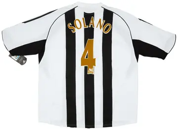 2005-07 Newcastle Home Shirt Solano #4 (3XL)
