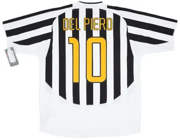 2003-04 Juventus Home Shirt Del Piero #10 (XL)