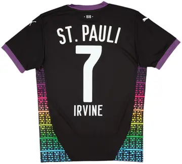 2024-25 St. Pauli Third Shirt Irvine #7 (S)