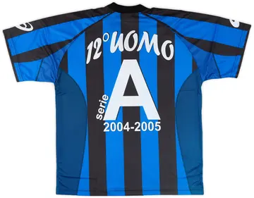 2004-05 Atalanta Basic Home '12 Uomo' Shirt (XL)