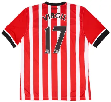 2016-17 Southampton Home Shirt Virgil #17 (XL)
