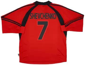 2001-02 AC Milan Third L/S Shirt Shevchenko #7 (XL)