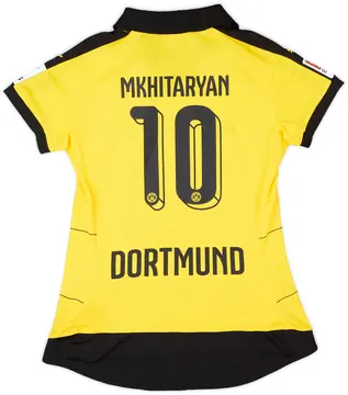 2015-16 Borussia Dortmund Home Shirt Mkhitaryan #10 (Women's XS)
