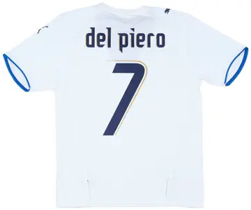 2006 Italy Away Shirt Del Piero #7 (M)