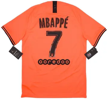 2019-20 Paris Saint-Germain Away Shirt Mbappe #7 (M)