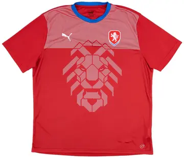 2018 Czech Republic Basic Home Shirt - 10/10 - (XXL)