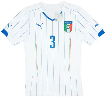 2014-15 Italy Player Issue Away Shirt #3 (XL)