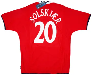 2000-02 Norway Home Shirt Solskjaer #20 (XL)