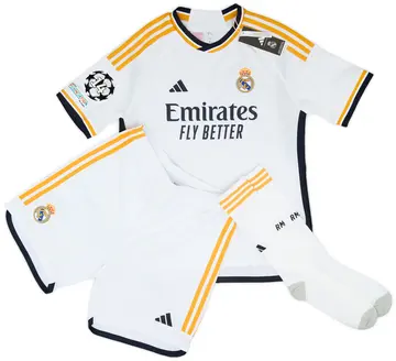 2023-24 Real Madrid Home Full Kit (L.Kids)