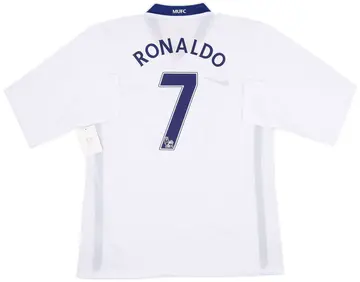 2008-10 Manchester United Player Issue Away L/S Shirt Ronaldo #7 (XL)