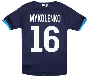 2021-22 Dynamo Kyiv Player Issue Away Shirt Mykolenko #16 (M)