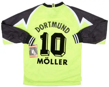 1995-96 Borussia Dortmund Home L/S Shirt Moller #10 (M)