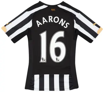 2014-15 Newcastle Authentic (ACTV Fit) Home Shirt Aarons #16 (L)