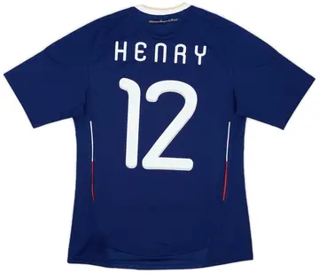 2009-10 France Home Shirt Henry #12 (S)
