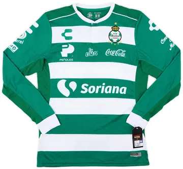 2018-19 Santos Laguna Home L/S Shirt (M)