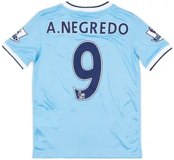 2013-14 Manchester City Home Shirt A.Negredo #9 (M.Boys)