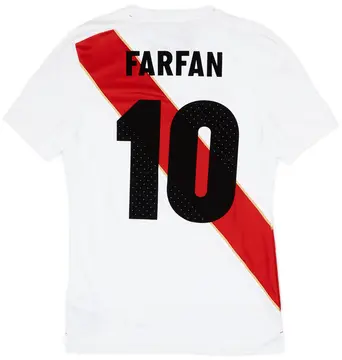 2018 Peru Home Shirt Farfan #10 (S)