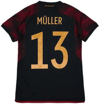 2022-23 Germany Away Shirt Muller #13 (Women's M)