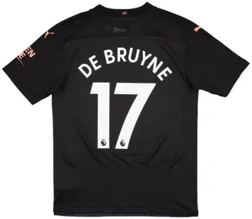 2020-21 Manchester City Authentic Away Shirt De Bruyne #17 (M)
