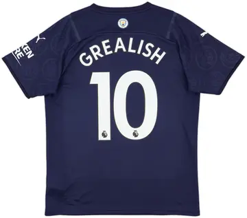 2021-22 Manchester City Third Shirt Grealish #10 - 10/10 - (M)