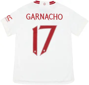 2023-24 Manchester United Third Shirt Garnacho #17 (Women's M)
