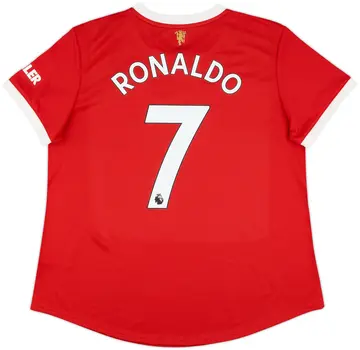 2021-22 Manchester United Home Shirt Ronaldo #7 (Women's XXL)