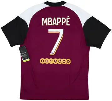 2020-21 Paris Saint-Germain Third Shirt Mbappe #7 (L)