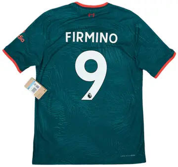 2022-23 Liverpool Authentic Third Shirt Firmino #9 - 8/10 - (S)