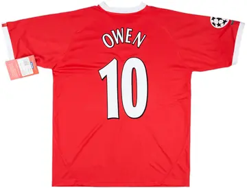 2001-03 Liverpool CL Shirt Owen #10 (M)