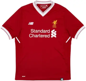 2017-18 Liverpool 125 Years Home Shirt - 10/10 - (XL.Boys)