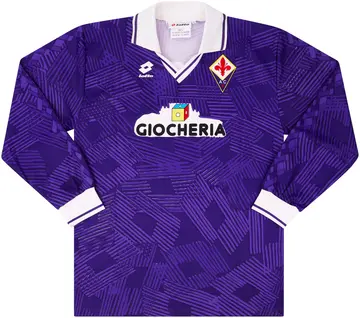 1991-92 Fiorentina Home L/S Shirt #16 *New w/Defects* L