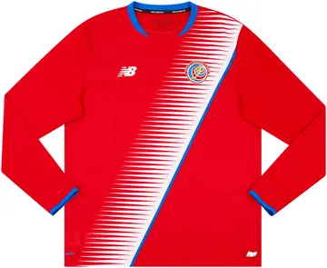 2017 Costa Rica Home L/S Shirt - 10/10 - XL