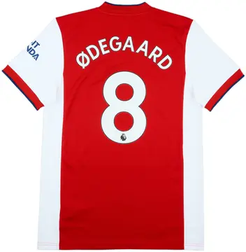 2021-22 Arsenal Home Shirt Odegaard #8 (M)