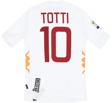 2011-12 Roma Away Shirt Totti #10 (S)