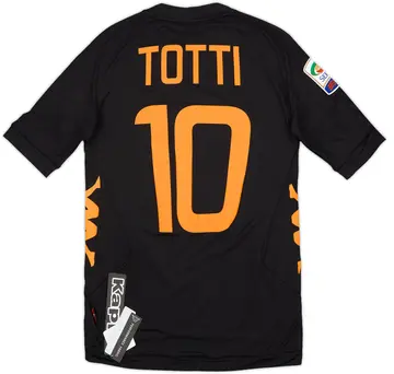 2011-12 Roma Third Shirt Totti #10 (XS)